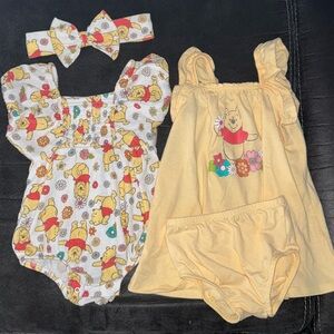 Winnie the Pooh Bubble Romper and Dress set